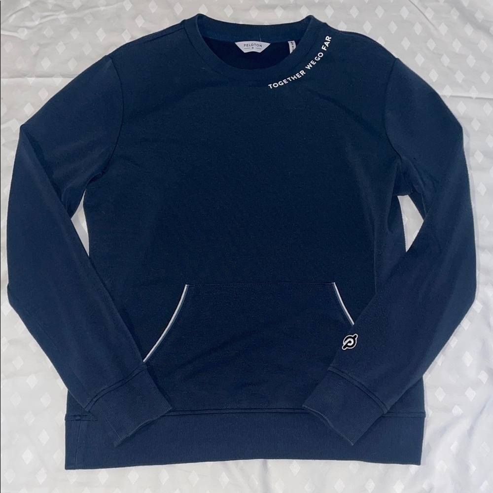 Peloton Dark Blue Crewneck Sweater
